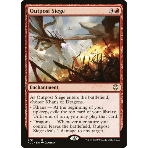 【北境卡牌】万智牌 围攻哨站 Outpost Siege NCC 英文平卡 金