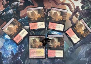 万智牌 摩登新篇2 MH2 不毛高地 Arid Mes 扩画老框蚀刻平/闪 金