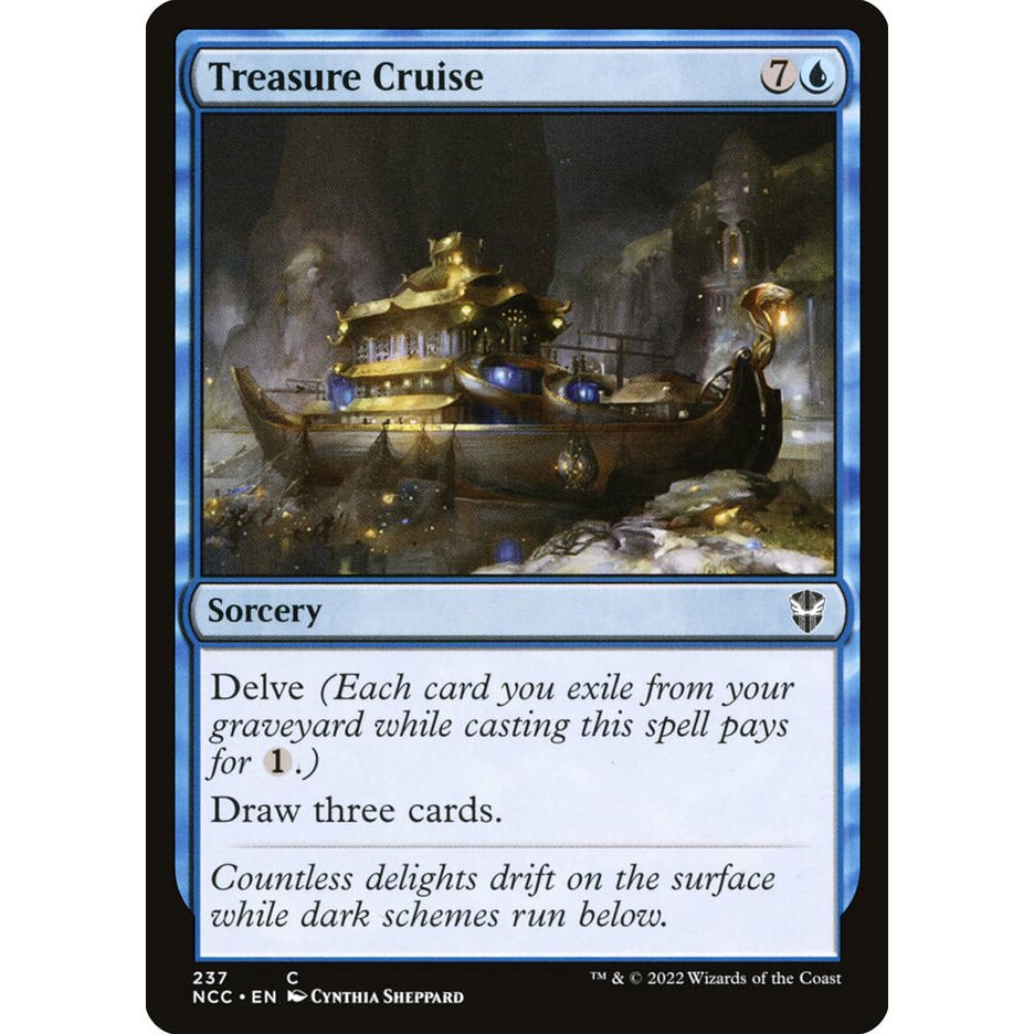 【北境卡牌】万智牌 宝船巡游 Treasure Cruise NCC 英文平卡 铁