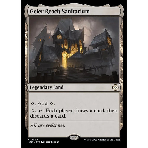 万智牌 基尔山脉疯人院 Geier Reach Sanitarium LCC 英文平卡