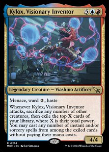 万智牌 幻视发明家奇洛兹 Kylox, Visionary Inventor MKM中/英文