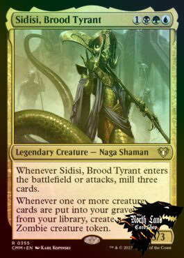 万智牌 族群暴君谢迪西Sidisi, Brood Tyrant 英文平闪 CMM 美印