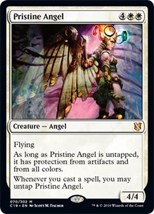 【北境卡牌】万智牌 C19 纯净天使 Pristine Angel  英 秘稀