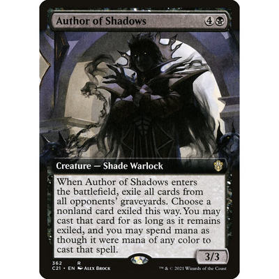 万智牌黯影著书人C21英文扩画平