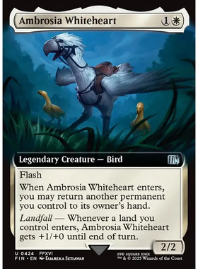 万智牌 罗扎利亚之心安布洛西亚Ambrosia Whiteheart FIN英文扩画