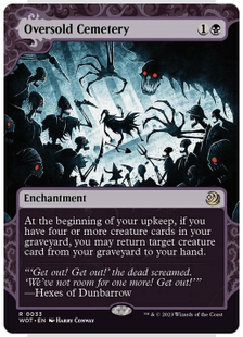 万智牌 超卖墓园 Oversold Cemetery WOT 中/英文 平/闪卡 金