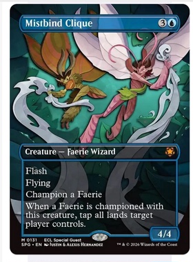 万智牌ECL洛温SPG特别来宾 雾锁聚群 Mistbind Clique 英文平日印