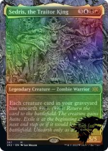 万智牌 双星大师2022 叛徒之王塞基司 Sedris 英文扩画闪 秘稀