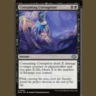 万智牌 MH3 噬物腐化 Consuming Corruption 中/英文 平/闪卡 银