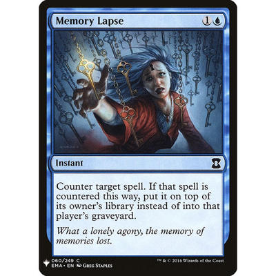 万智牌记忆丧失MB1英文平卡铁