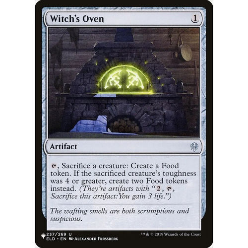 【北境卡牌】万智牌 巫婆炉灶 Witch's Oven LIST 英文平卡 银