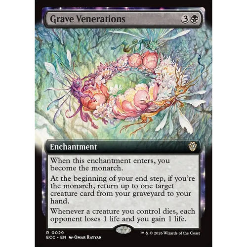 【北境卡牌】万智牌 往生敬奉 Grave Venerations ECC 英文扩画平