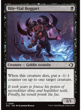 万智牌 ECL 蚀剂波尬 Bile-Vial Boggart 英文平/闪卡 铁