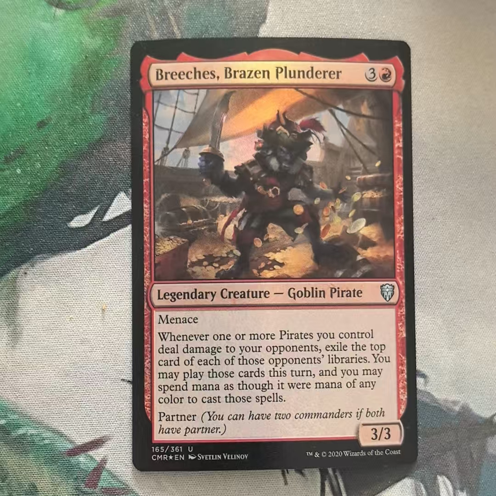 【北境卡牌】万智牌 莽霸联盟袭劫者布里奇 Breeches CMR 英文闪