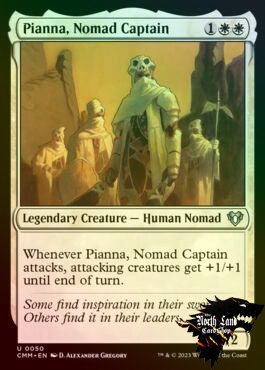 万智牌 游牧人首领匹雅娜Pianna, Nomad Captain英文平闪 CMM美印