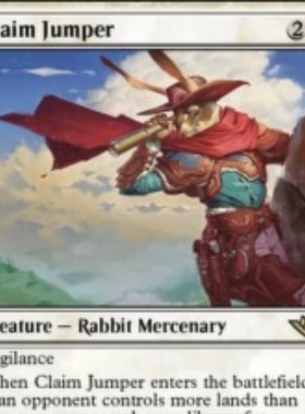 万智牌 光雷驿镖客 OTJ 圈地跃兔 Claim Jumper 英文/简中平卡 金