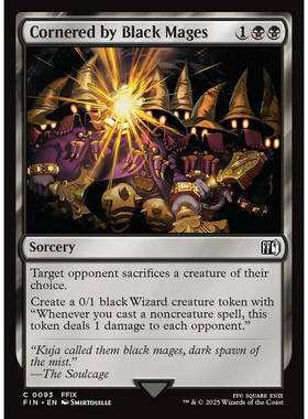 万智牌 黑魔法师之困 Cornered by Black Mages FIN 英文平卡/闪