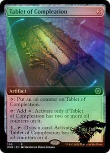 万智牌万界归一ONE 完化荣志 Tablet of Compleation英日印扩画闪