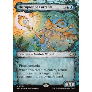 万智牌 ECL 洛温 扰流师 Disruptor of Currents 英文异画日印