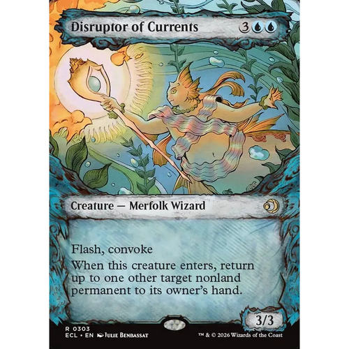 万智牌 ECL 洛温 扰流师 Disruptor of Currents 英文异画日印