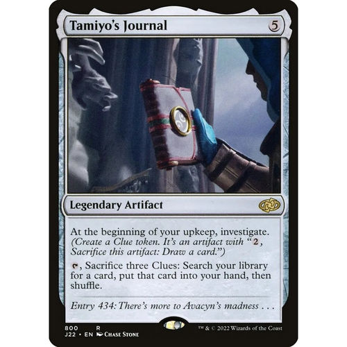 万智牌 多美代的札记 Tamiyo's Journal J22 中/英文平卡 金