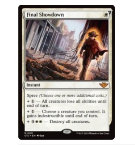 万智牌 光雷驿镖客 OTJ 最终对决 Final Showdown 中英日印平秘稀