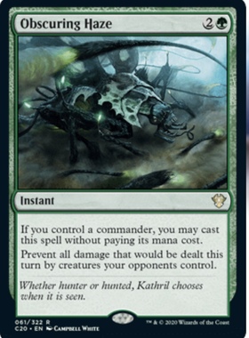 【北境卡牌】万智牌指挥官2020 C20 Obscuring Haze 遮掩迷雾 金