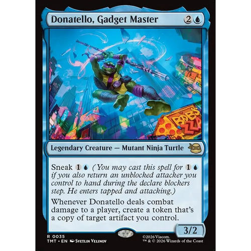 万智牌 工具造匠多纳泰罗 Donatello, Gadget Master TMT 英文 金