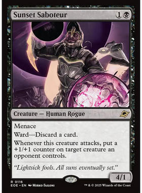 【北境卡牌】万智牌 落日破坏者 Sunset Saboteur EOE 英文 金