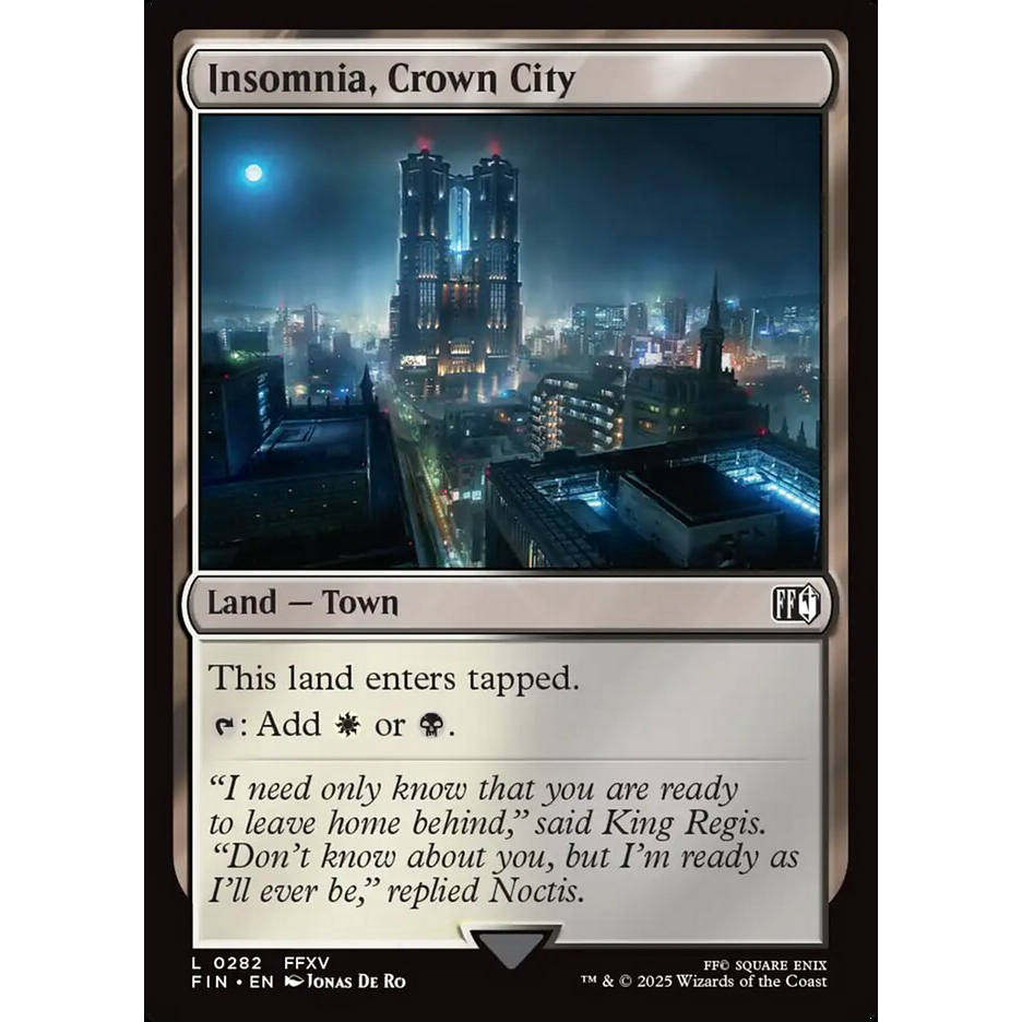 【北境卡牌】万智牌 王都印所穆尼亚 Insomnia FIN 英文平/闪 铁图片