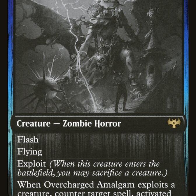 【北境卡牌】万智牌 溢电拼合怪Overcharged Amalgam英文 DBL 金