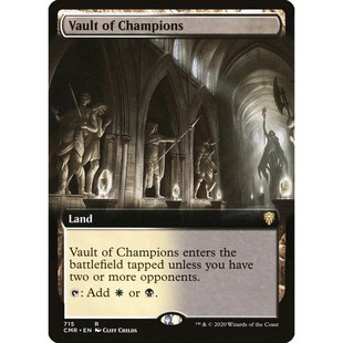 万智牌 冠军拱廊 Vault of Champions CMR 英文扩画平/闪卡 金
