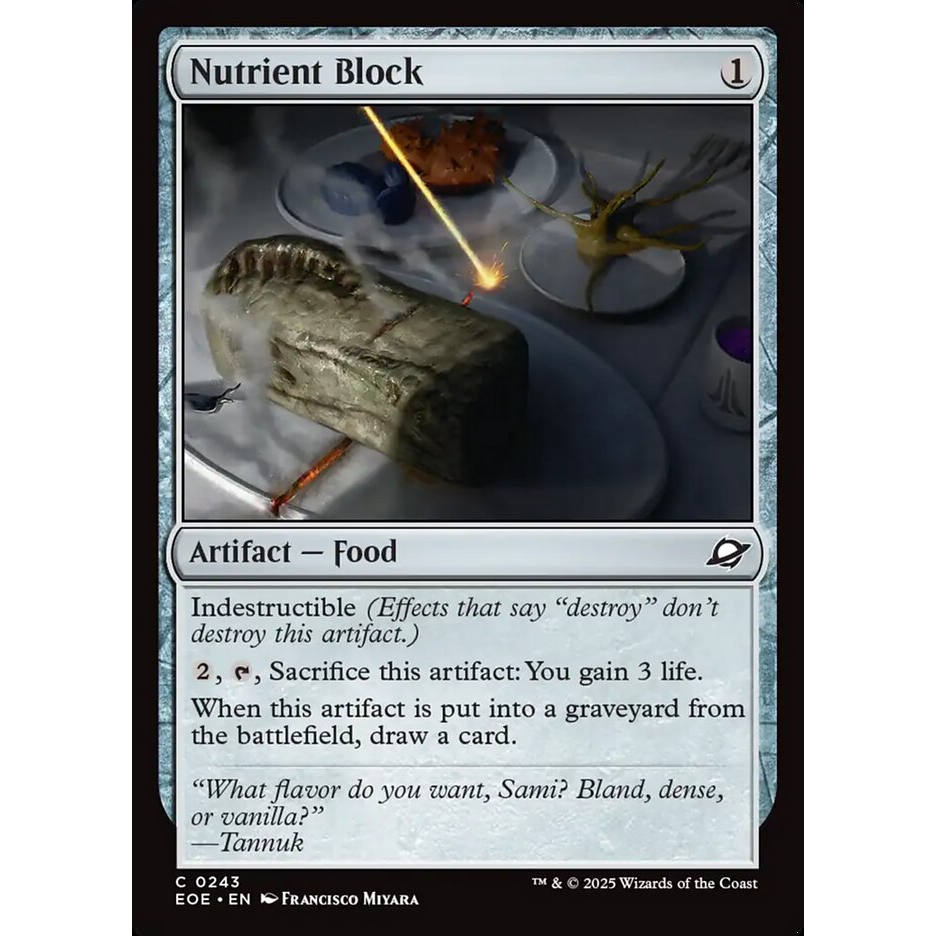 【北境卡牌】万智牌 营养块 Nutrient Block EOE 英文 铁