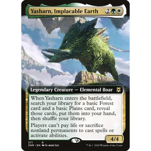 万智牌 执拗雄野牙刹 Yasharn, Implacable Earth ZNR英扩画平/闪