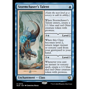 万智牌 逐风客才能 Stormchaser's Talent BLB 英文平/闪卡 金