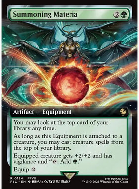 万智牌 召唤魔晶石 Summoning Materia FIC 英文扩画平/闪卡 金