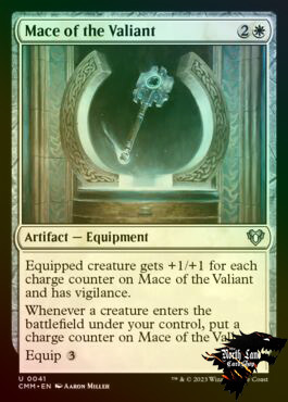 万智牌 勇者战锤Mace of the Valiant英文平闪 CMM指挥官大师美印