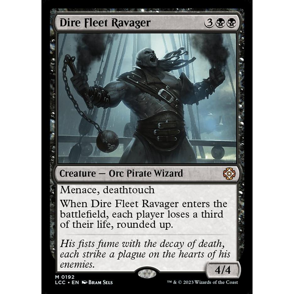 【北境卡牌】万智牌 焦炬舰队劫夺客Dire Fleet Ravager英文 LCC