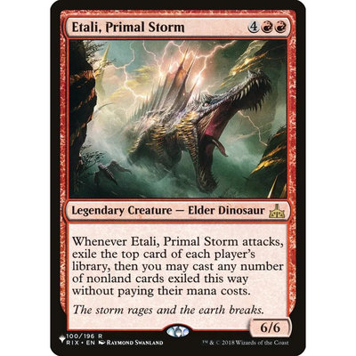万智牌 始啸埃泰力 Etali, Primal Storm LIST 英文平卡 金