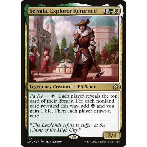 万智牌 复还探险家塞瓦拉 Selvala, Explorer Returned DMC英文平