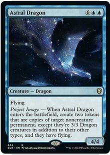 【北境卡牌】万智牌 星界巨龙 Astral Dragon 英文平卡 金