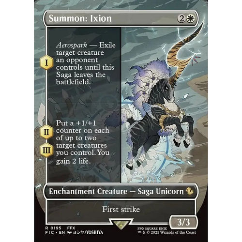 万智牌 召唤：伊克西翁 Summon: Ixion FIC 英文扩画平/闪卡 金