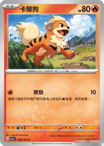 PTCG正版宝可梦卡蒂狗C平