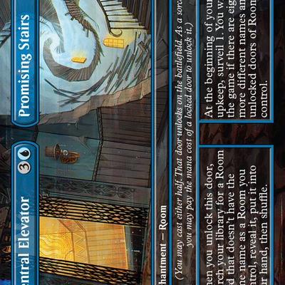 北境万智中央电梯卡牌英文DSK