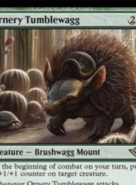 万智牌 光雷驿镖客 OTJ 暴躁滚枝兽 Ornery Tumblewagg 英文平卡