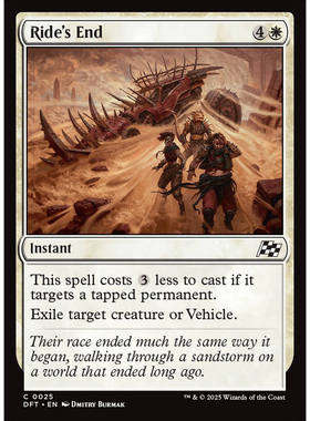 【北境卡牌】万智牌 征程终结 Ride's End DFT 英文平卡 铁