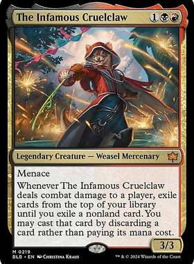 万智牌斑隆洛 恶名昭彰的虐爪 The Infamous Cruelclaw日印英文平