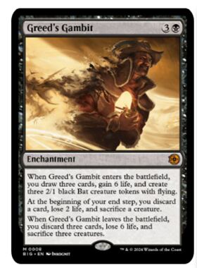 万智牌 光雷驿镖客 BIG 贪婪先声 Greed's Gambit 简中英文日印平