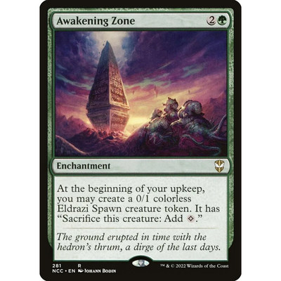 【北境卡牌】万智牌 觉醒区域 Awakening Zone NCC 英文平卡 金