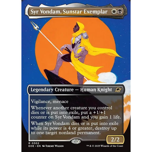 万智牌 辉星模范冯棠爵士 Syr Vondam, Sunstar Exemplar EOE异画